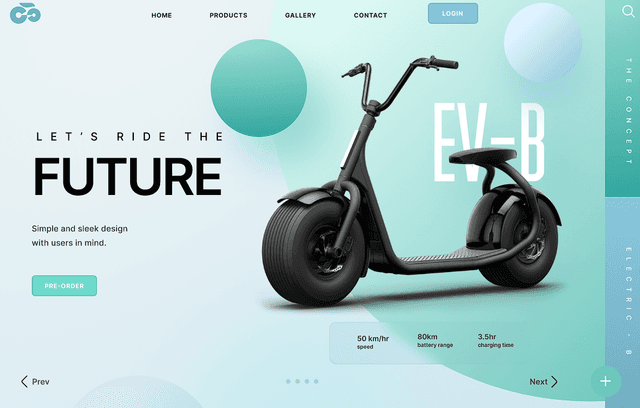 E-Bike Dashboard