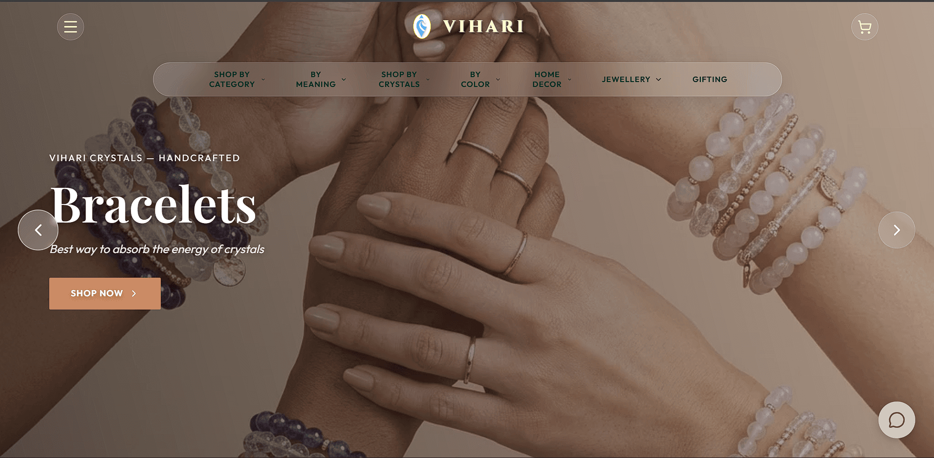 Vihari Crystals Mockup
